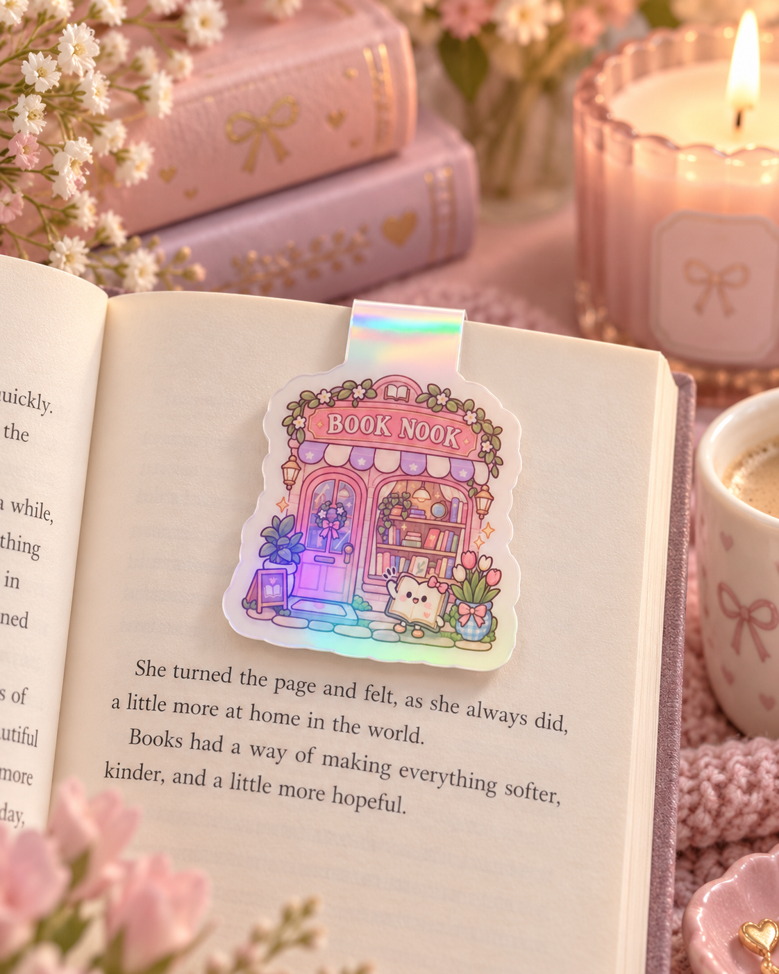 Book Nook Magnetic Bookmark