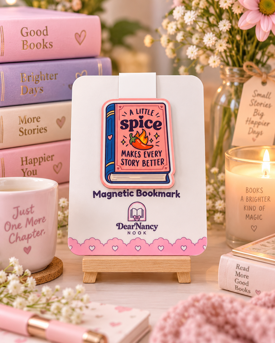 A Little Spice Magnetic Bookmark