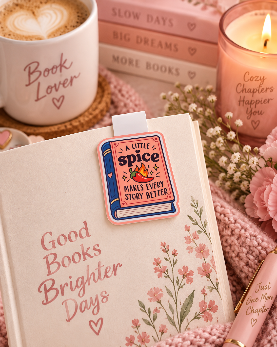 A Little Spice Magnetic Bookmark