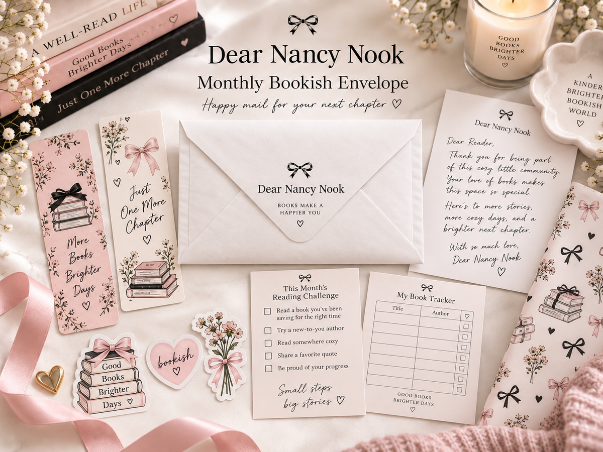 Dear Nancy Nook Monthly Bookish Envelope Subscription