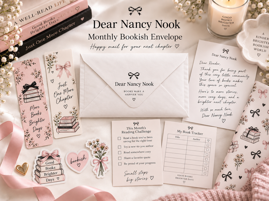 Dear Nancy Nook Monthly Bookish Envelope Subscription