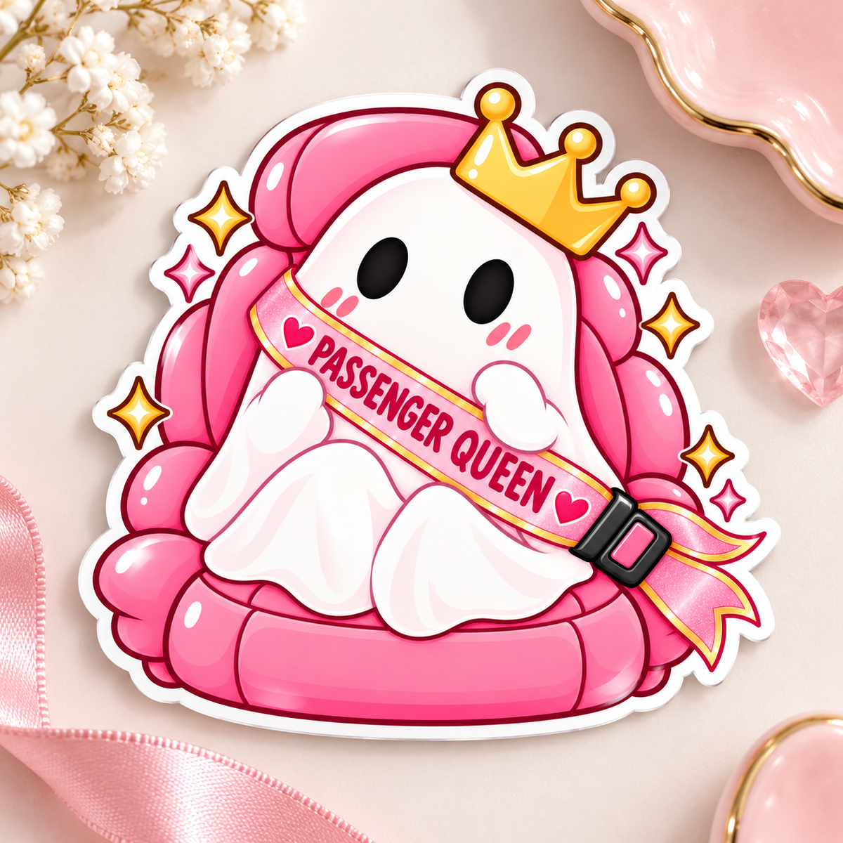 Passenger Queen Ghost Sticker