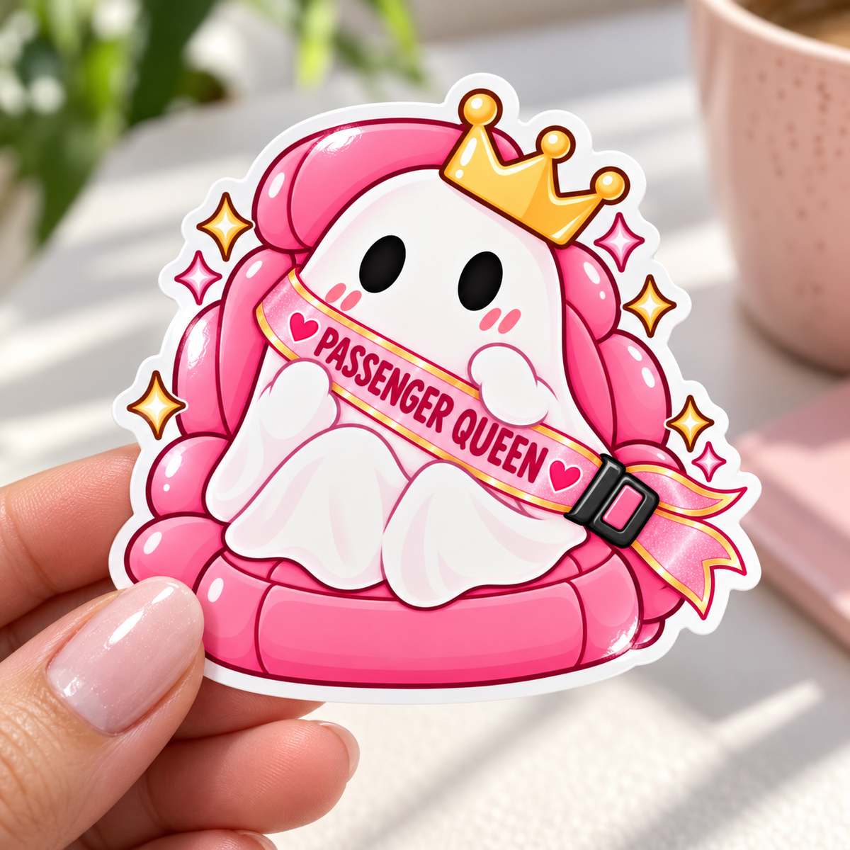 Passenger Queen Ghost Sticker