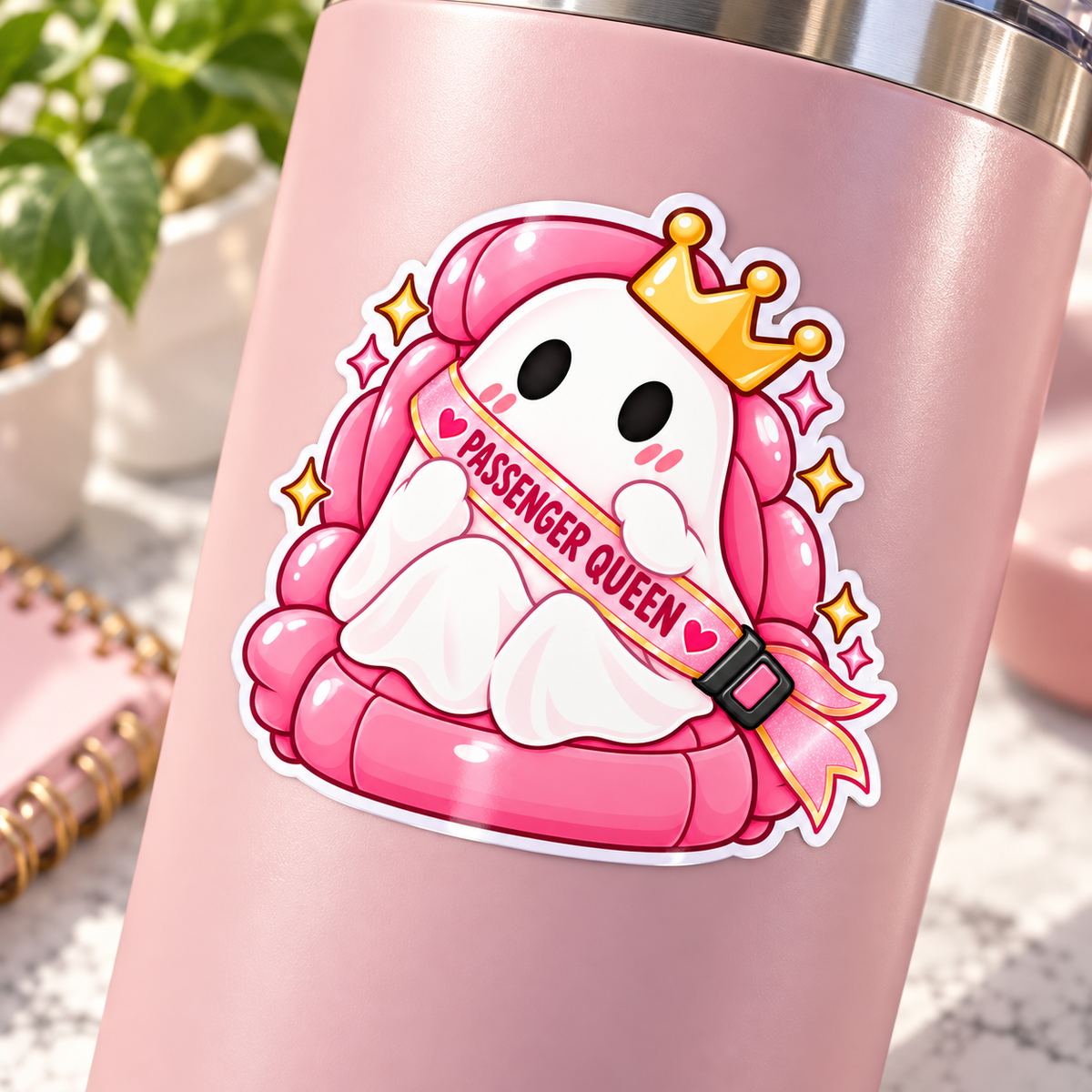 Passenger Queen Ghost Sticker