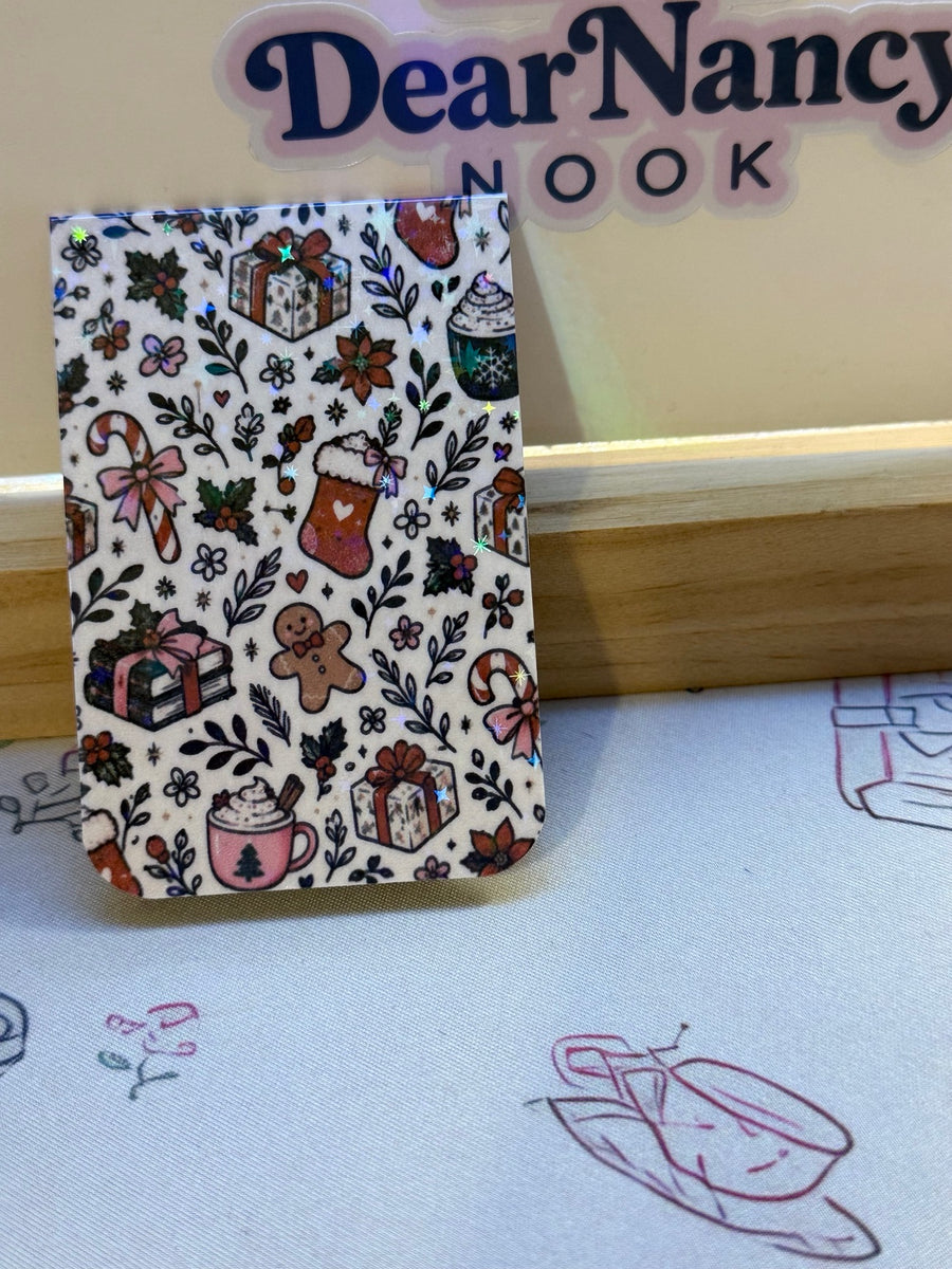 Sugarplum and Stories Christmas magnetic bookmark