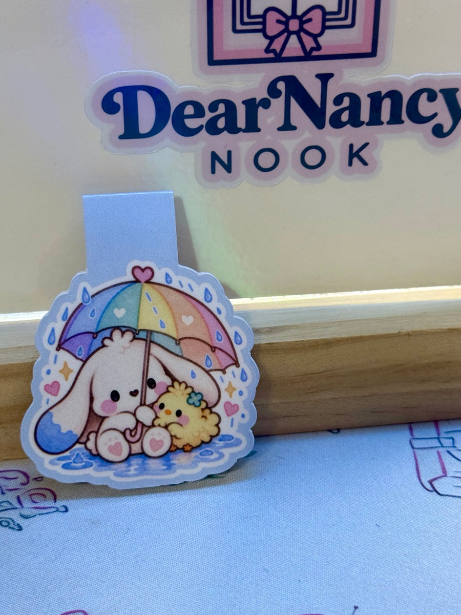 Mallow & Pip Rainy Day Magnetic Bookmark product photo