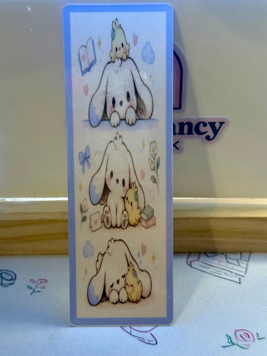 Mallow and Pip Sweet Moments blue bookmark