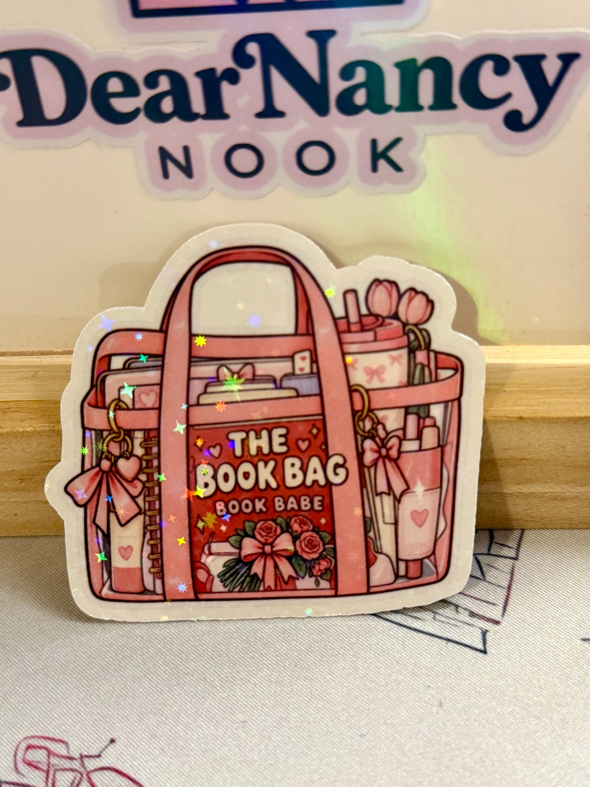 The Book Bag Sticker